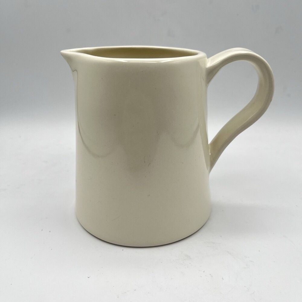 Pottery Barn Studio By Barbara Eugene Ivory White Creamer Pitcher